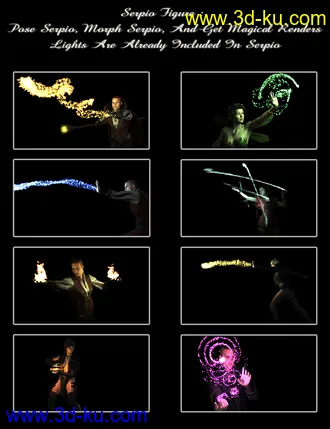3D打印模型Soldiers of Magic - Serpio的图片