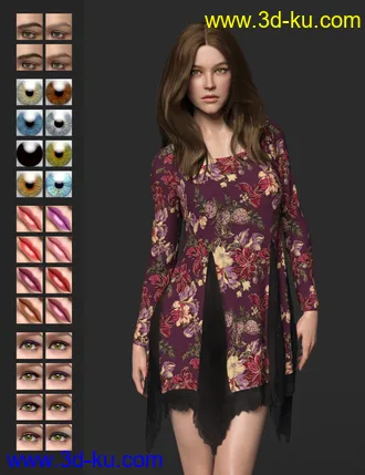 3D打印模型Sonja HD for Genesis 8 Female的图片