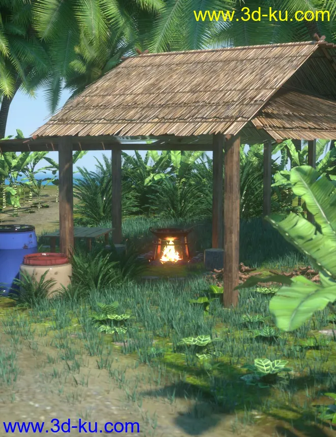 Southeast Asian Village模型的图片1