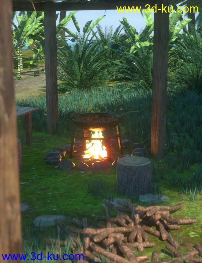 Southeast Asian Village模型的图片2