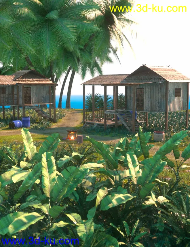 Southeast Asian Village模型的图片3