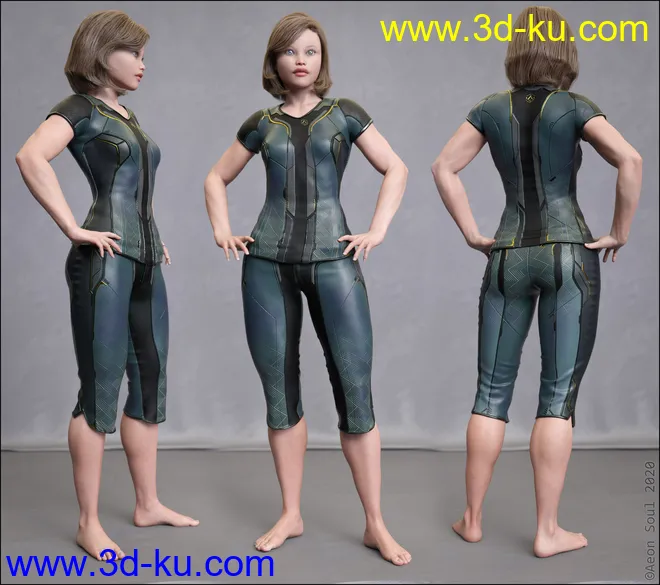 Space Station Futuristic Styles for Everyday 2模型的图片2