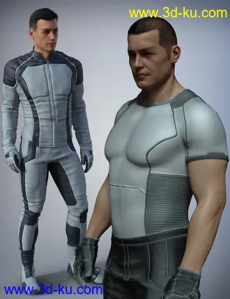 3D打印模型Space Uniform for Genesis 8 Male(s)的图片