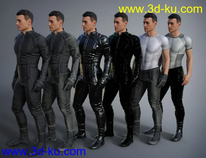 Space Uniform for Genesis 8 Male(s)模型的图片5