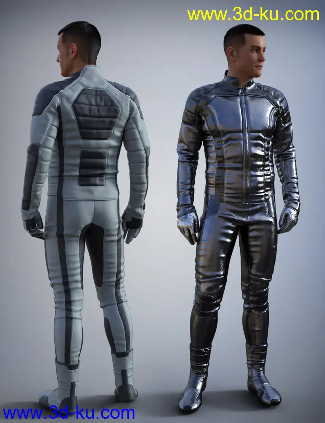Space Uniform for Genesis 8 Male(s)模型的图片7