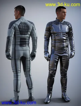 3D打印模型Space Uniform for Genesis 8 Male(s)的图片