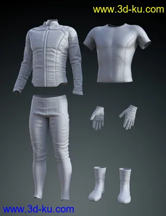 3D打印模型Space Uniform for Genesis 8 Male(s)的图片