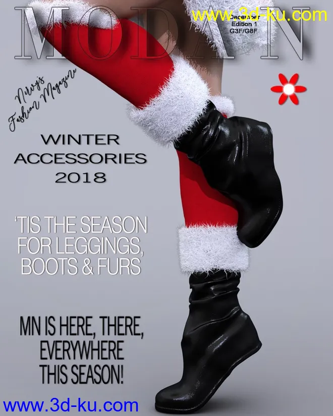 Spicy Winter Boots & Legs G3G8模型的图片1