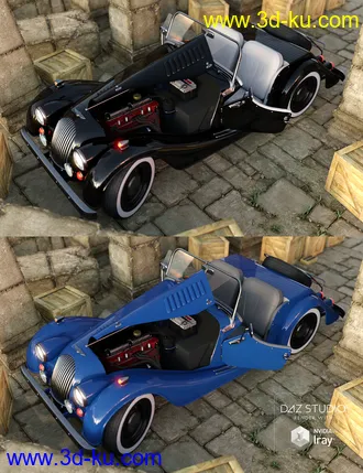 3D打印模型Sports Car Morris Iray的图片