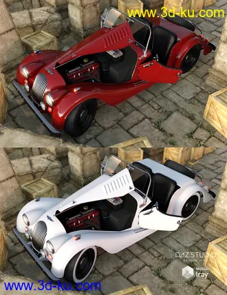 3D打印模型Sports Car Morris Iray的图片