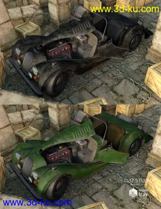 3D打印模型Sports Car Morris Iray的图片
