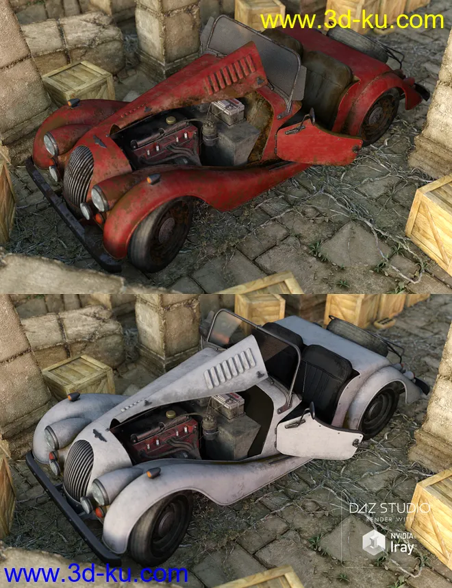 Sports Car Morris Iray模型的图片7