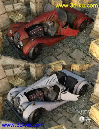 3D打印模型Sports Car Morris Iray的图片