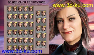 3D打印模型Spy - Expressions for Genesis 8 Female and Josephene 8的图片