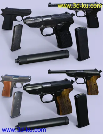 3D打印模型Spy Pistols的图片