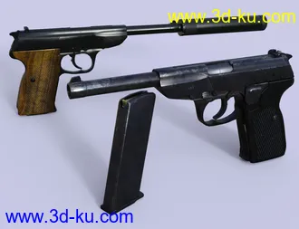 3D打印模型Spy Pistols的图片