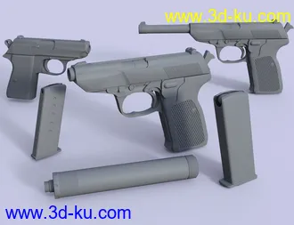 3D打印模型Spy Pistols的图片