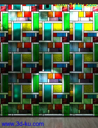 3D打印模型Stained Glass - Iray Shaders的图片
