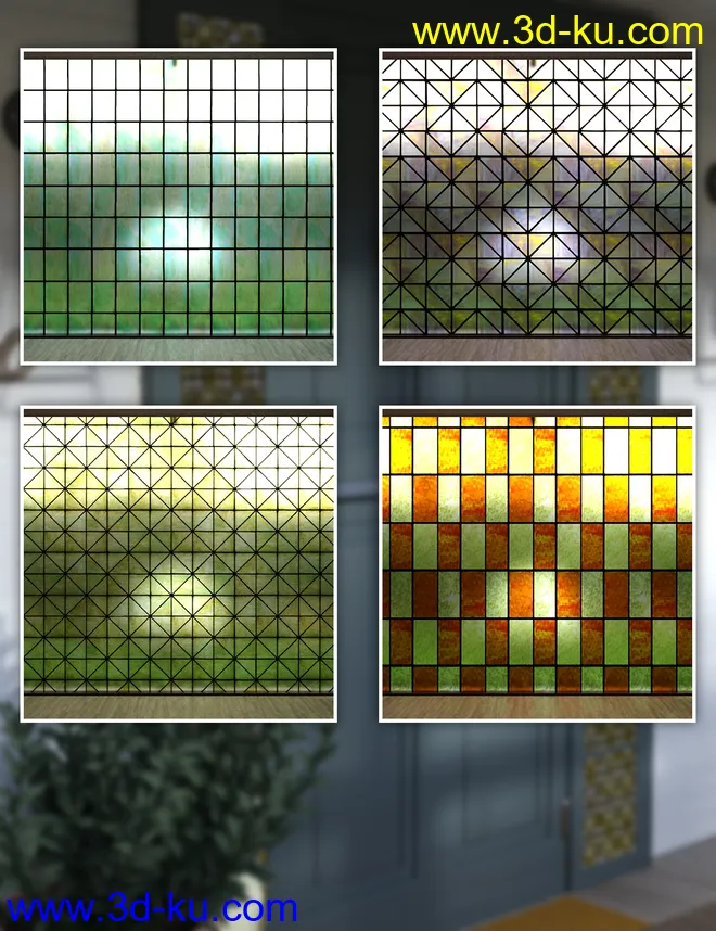 Stained Glass - Iray Shaders模型的图片5