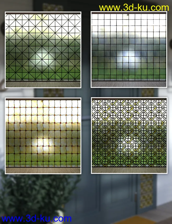 Stained Glass - Iray Shaders模型的图片6