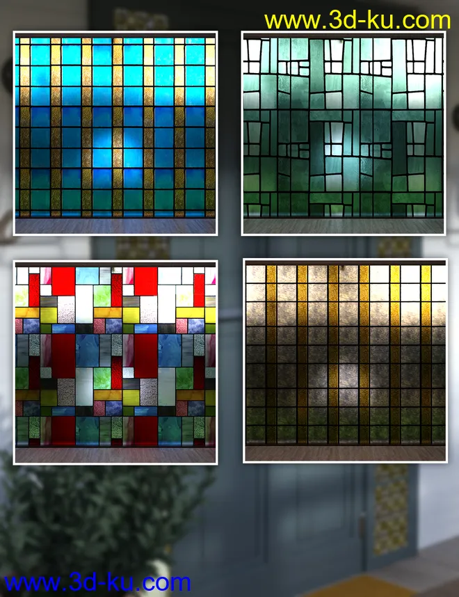 Stained Glass - Iray Shaders模型的图片7