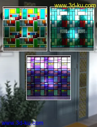 3D打印模型Stained Glass - Iray Shaders的图片