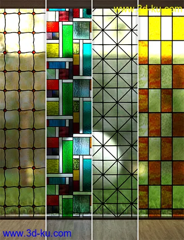 Stained Glass - Iray Shaders模型的图片9