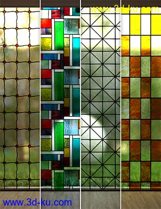 3D打印模型Stained Glass - Iray Shaders的图片