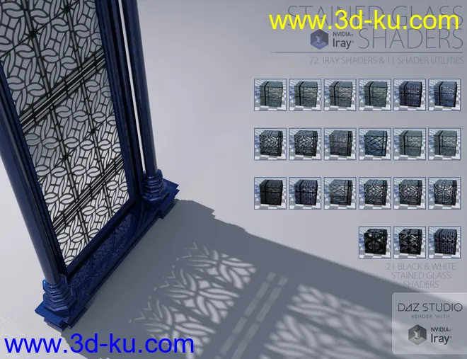 Stained Glass Iray Shaders Vol 2模型的图片3