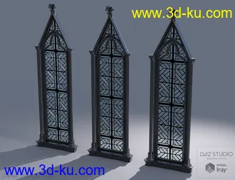 3D打印模型Stained Glass Iray Shaders Vol 2的图片