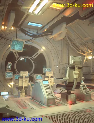 3D打印模型Starship Bridge的图片