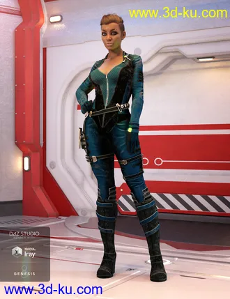 3D打印模型Stealth Siren Outfit Textures的图片