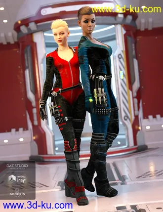 3D打印模型Stealth Siren Outfit Textures的图片