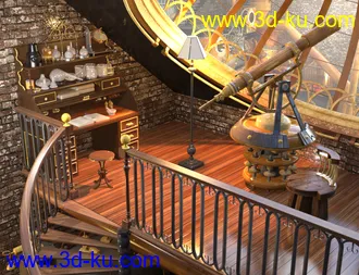 3D打印模型Steampunk Alchemy Set的图片