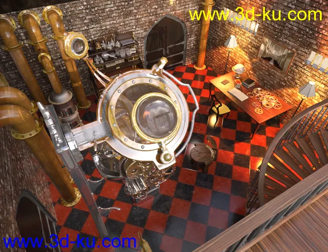 Steampunk Alchemy Set模型的图片4