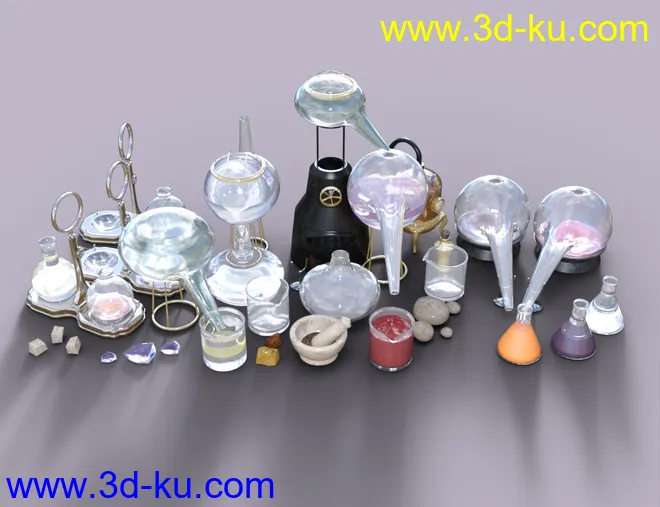 Steampunk Alchemy Set模型的图片7