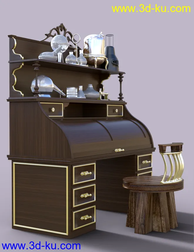 Steampunk Alchemy Set模型的图片10