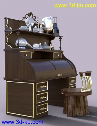 3D打印模型Steampunk Alchemy Set的图片