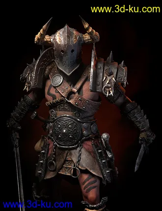 3D打印模型STF Bone Breaker Armor for Genesis 8 Male(s)的图片