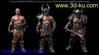 3D打印模型STF Bone Breaker Armor for Genesis 8 Male(s)的图片