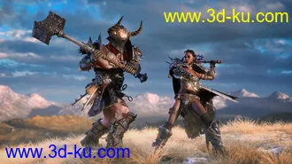 3D打印模型STF Bone Breaker Armor for Genesis 8 Male(s)的图片
