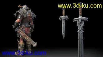3D打印模型STF Bone Breaker Armor for Genesis 8 Male(s)的图片