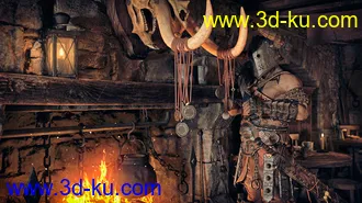 3D打印模型STF Bone Breaker Armor for Genesis 8 Male(s)的图片