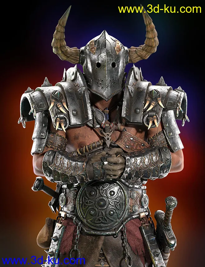 STF Bone Breaker Armor for Genesis 8 Male(s)模型的图片17