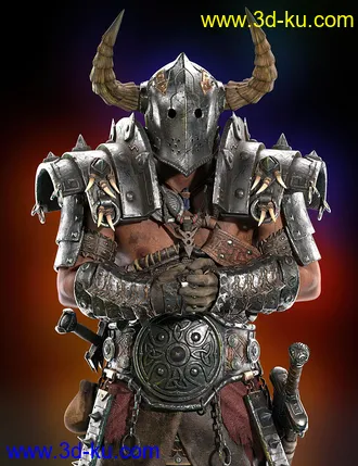 3D打印模型STF Bone Breaker Armor for Genesis 8 Male(s)的图片