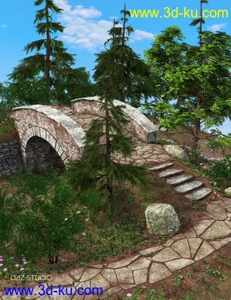 3D打印模型Stone Bridge的图片