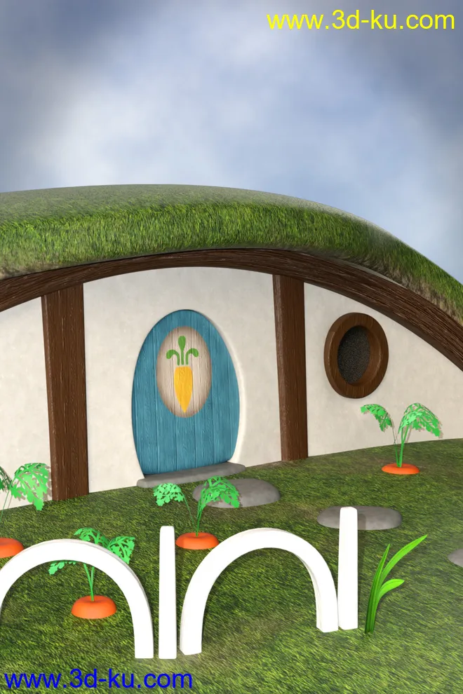 Storybook Rabbit House模型的图片1
