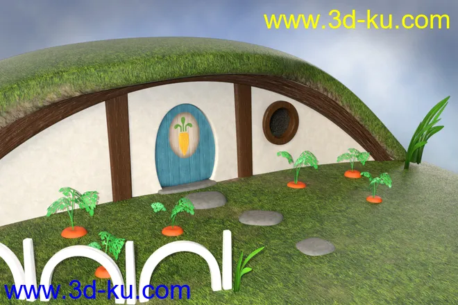 Storybook Rabbit House模型的图片2