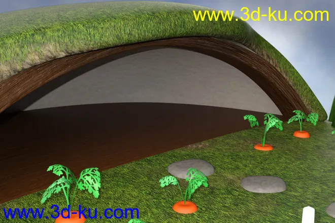Storybook Rabbit House模型的图片3