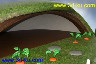 3D打印模型Storybook Rabbit House的图片